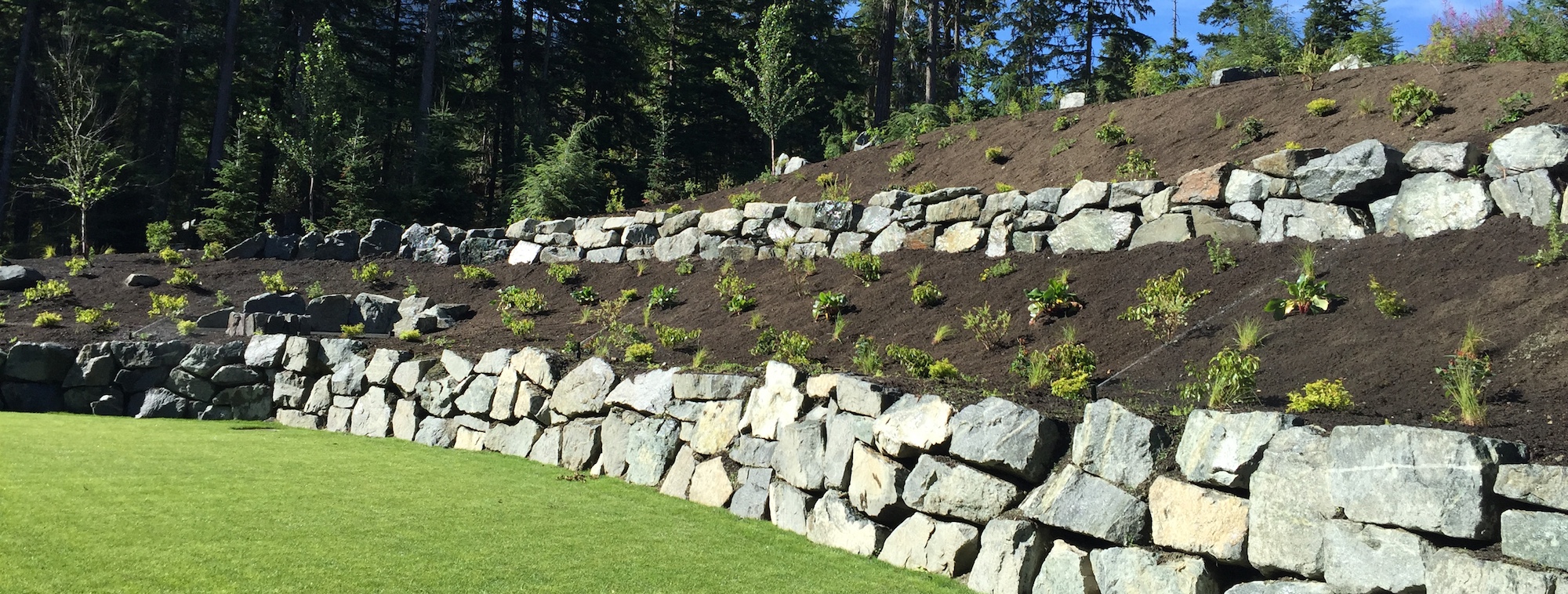 Retaining Walls Tiered Garden