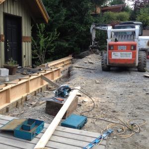 Squamish Concrete Forming Entrance